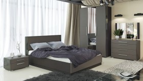 Двуспальная кровать с подъемным механизмом Наоми в Новосибирске - mebel154.com