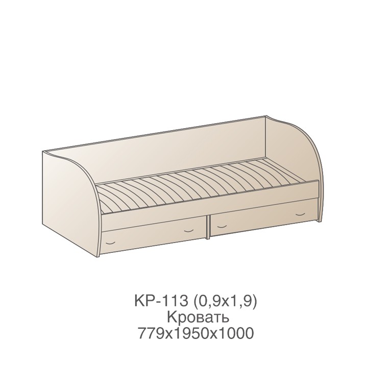 Кр 113 кровать лером