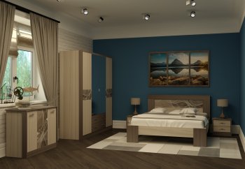 Модульная спальня Николь в Новосибирске - mebel154.com