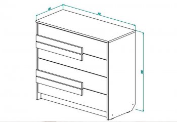 Комод К-9 Шарм(ваша мебель) в Новосибирске - mebel154.com