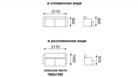 Енисей диван-кровать в Новосибирске - mebel154.com