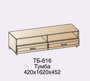 Тумба ТБ-616 в Новосибирске - mebel154.com