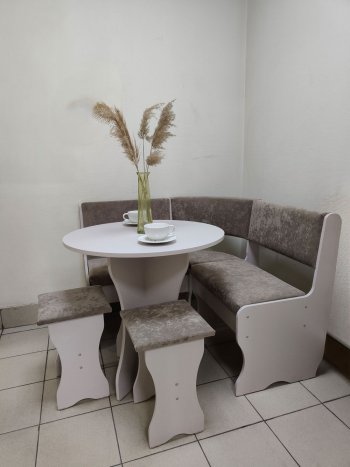 Кухонный уголок Лотос ткань в Новосибирске - mebel154.com