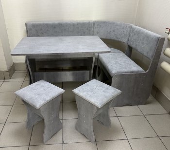 Кухонный уголок Миссия V велюр (сириус) в Новосибирске - mebel154.com