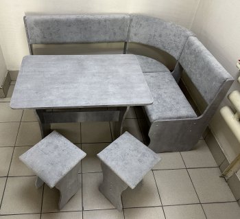 Кухонный уголок Миссия V велюр (сириус) в Новосибирске - mebel154.com