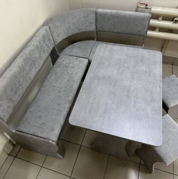 Кухонный уголок Миссия V велюр (сириус) в Новосибирске - mebel154.com