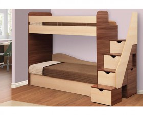 Кровать двухъярусная Адель-3 в Новосибирске - mebel154.com