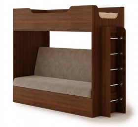 Кровать двухъярусная с диваном в Новосибирске - mebel154.com