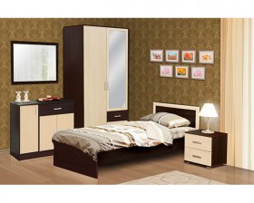 Кровать 900  Фриз с настилом в Новосибирске - mebel154.com