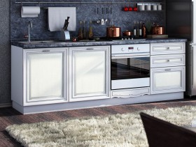 Кухня Италия Дуб светлый в Новосибирске - mebel154.com