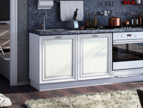 Кухня Италия Дуб светлый в Новосибирске - mebel154.com