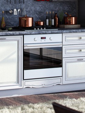 Кухня Италия Дуб светлый в Новосибирске - mebel154.com