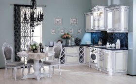 Кухня Италия Дуб светлый в Новосибирске - mebel154.com