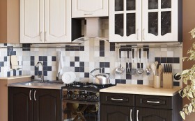 Кухня Максимус-3 2100 мм в Новосибирске - mebel154.com