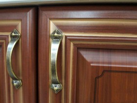 Кухонный гарнитур Кантри Орех Таволато в Новосибирске - mebel154.com