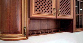 Кухонный гарнитур Кантри Орех Таволато в Новосибирске - mebel154.com
