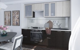 Кухонный гарнитур Валерия-М 2,2 м в Новосибирске - mebel154.com