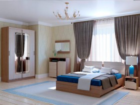 Модульная спальня Турин в Новосибирске - mebel154.com