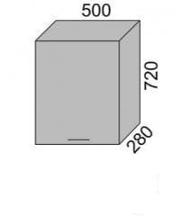 Шкаф верхний 720 ВШ 50 в Новосибирске - mebel154.com