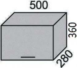 Шкаф верхний 720 ВШ 50 печной в Новосибирске - mebel154.com