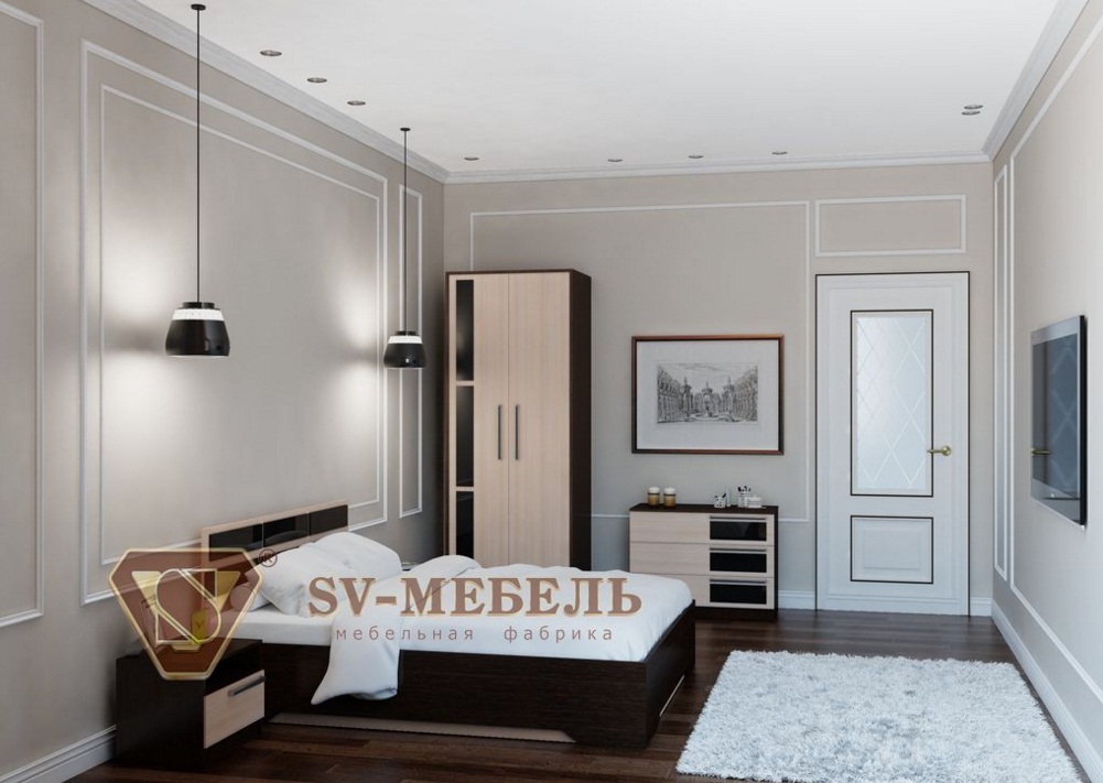 Спальный гарнитур Эдем-2 в Новосибирске - mebel154.com
