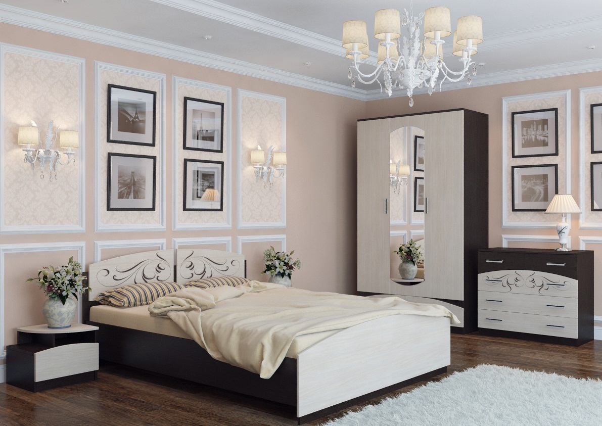 Спальный гарнитур Эдем-4 в Новосибирске - mebel154.com