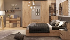 Спальный гарнитур Neo модульный в Новосибирске - mebel154.com