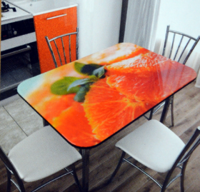 Стол обеденный Апельсин в Новосибирске - mebel154.com