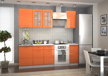 Модульная кухня Техно в Новосибирске - mebel154.com