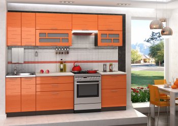 Модульная кухня Техно в Новосибирске - mebel154.com