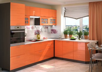Модульная кухня Техно в Новосибирске - mebel154.com
